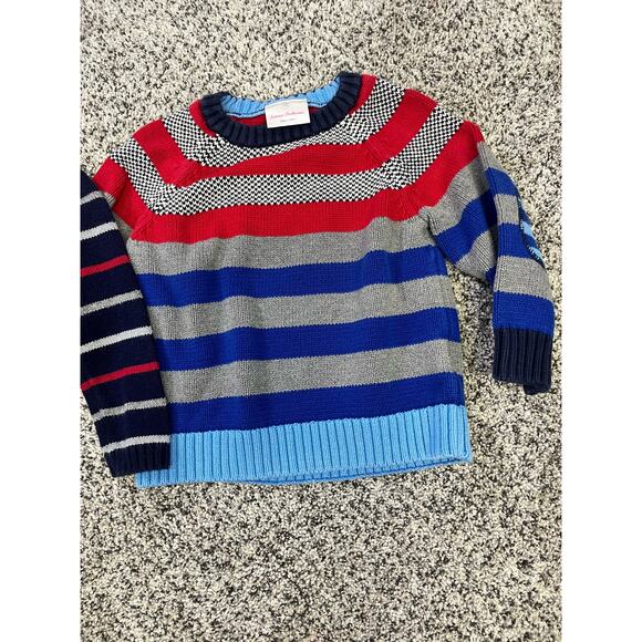 Hanna Andersson Toddler Boys Sweater Bundle Size 3T, Striped Knit Construction - Picture 3 of 12